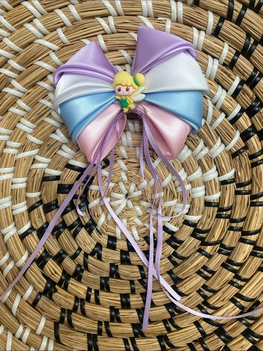 Hand Crafted Pastel Princess Ribbon Hair Bows